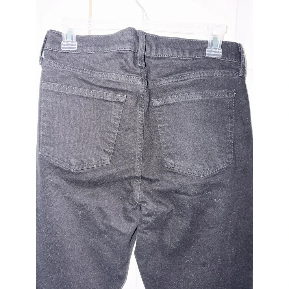 Universal Thread Womens Mid-Rise 80s Slim Fit Jeans Sz 8 Black Minimal Casual